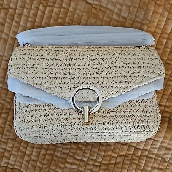 SANDRO Yza woven shoulder bag - Picture 8 of 9